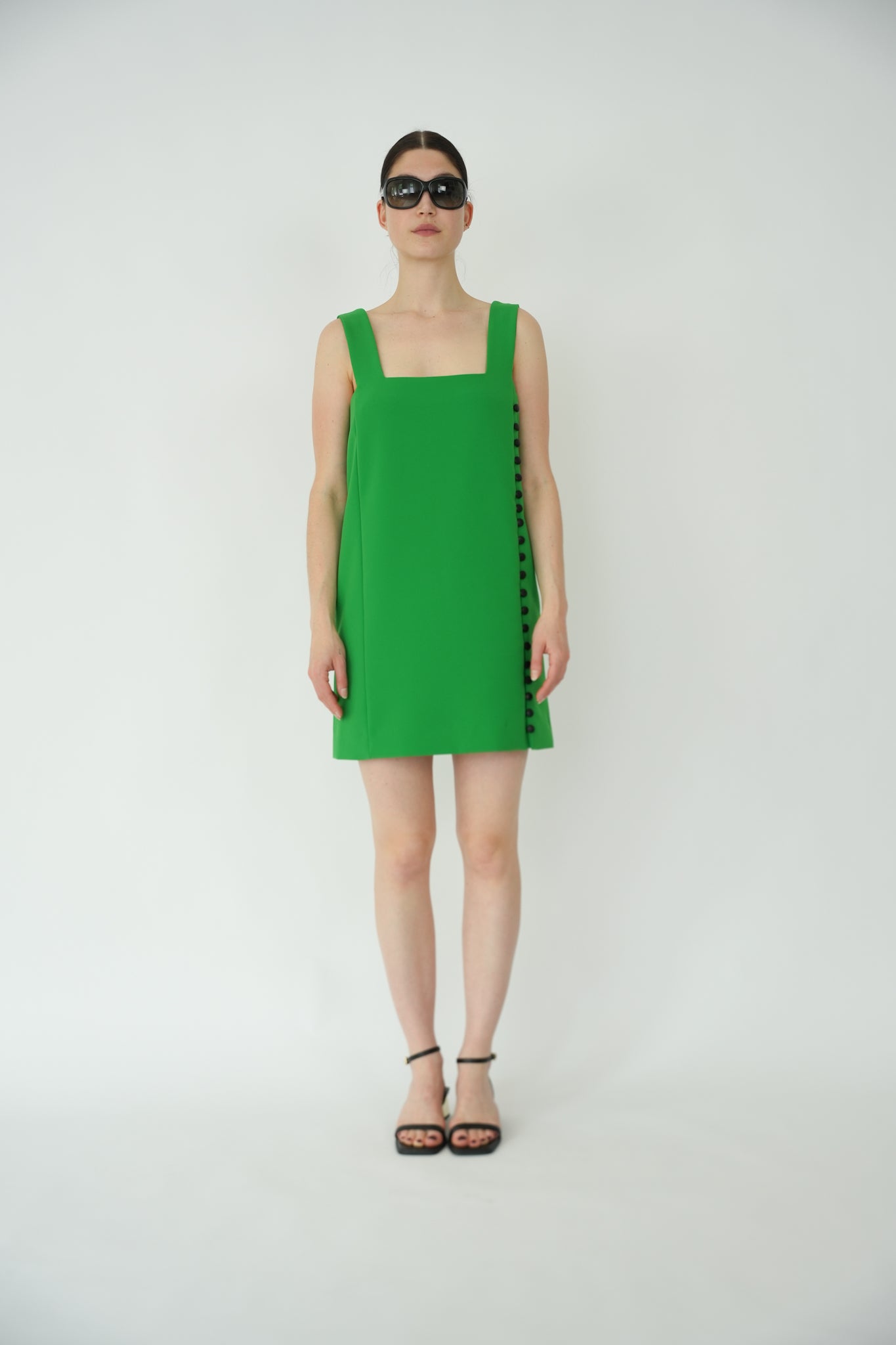 bonnie square-neck tower dress